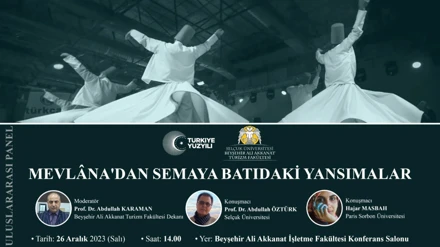 ‘Mevlana'dan Semaya Batıdaki Yansımalar’’ Uluslararası Panel Gerçekleştirildi